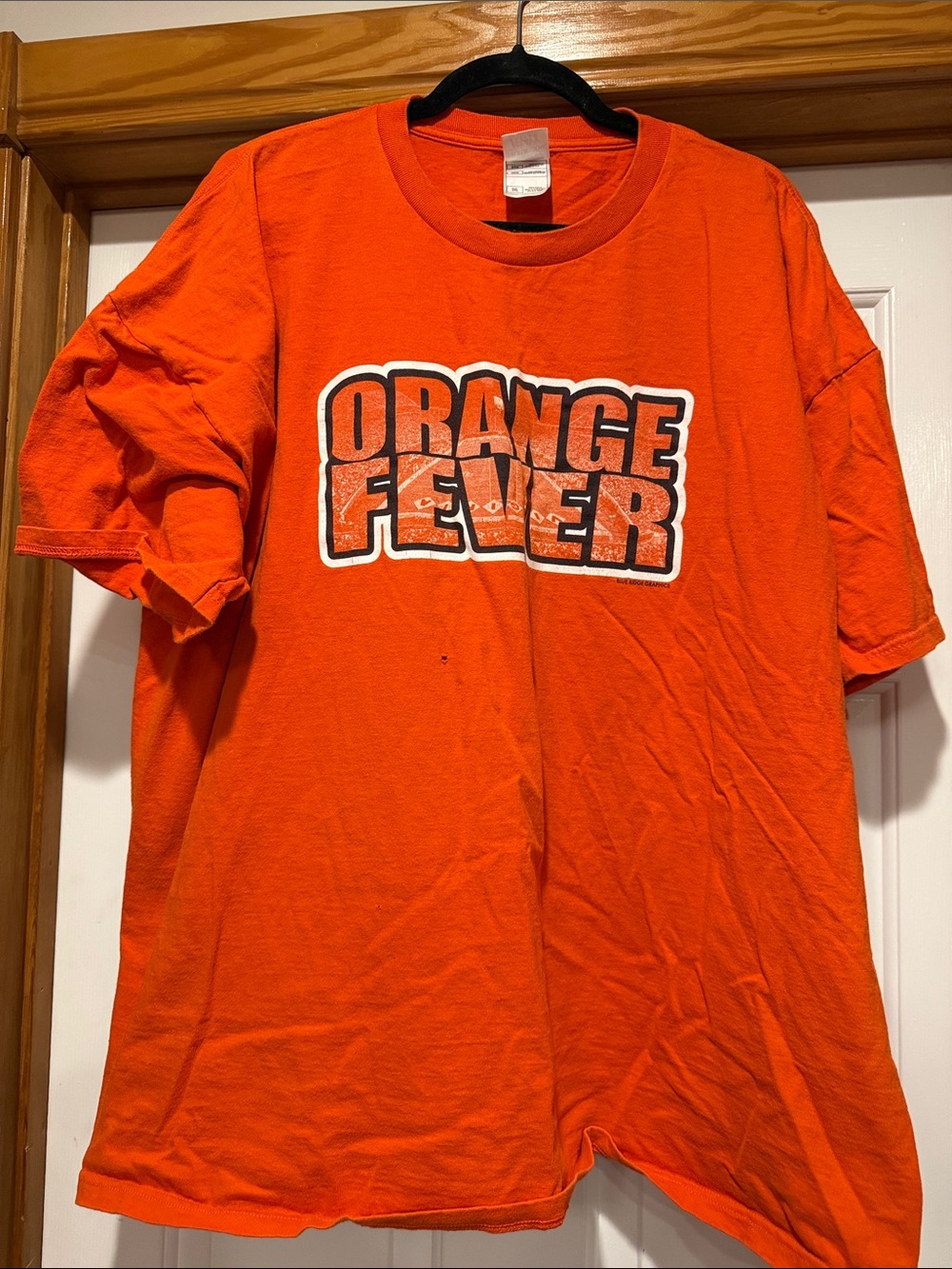 Fruit of the Loom Orange Graphic 'Orange Fever' Short Sleeve Tee